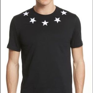 Givenchy Star Appliqué T-Shirt Cuban Fit size XL